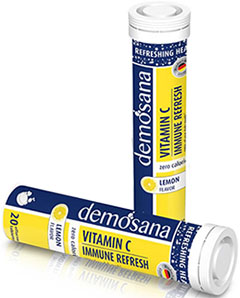 รูปภาพของ Demosana Vitamin C Lemon flavour 20เม็ดฟู่ ดีโมซานา วิตามินซี รสมะนาว